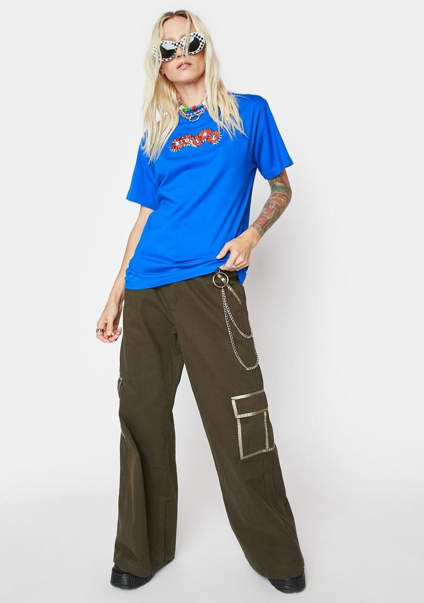 Embroidered Sunflower Logo Tee sold by Dolls Kill product image thumbnail 3