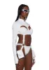Sci Fi Babe Costume Set - White sold by Dolls Kill