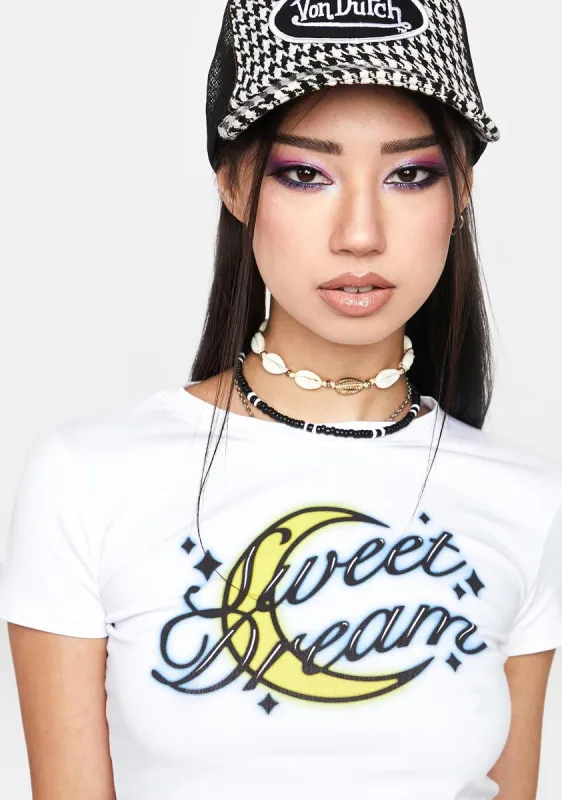 Sweet Dream Crop Tee sold by Dolls Kill