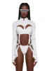 Sci Fi Babe Costume Set - White sold by Dolls Kill