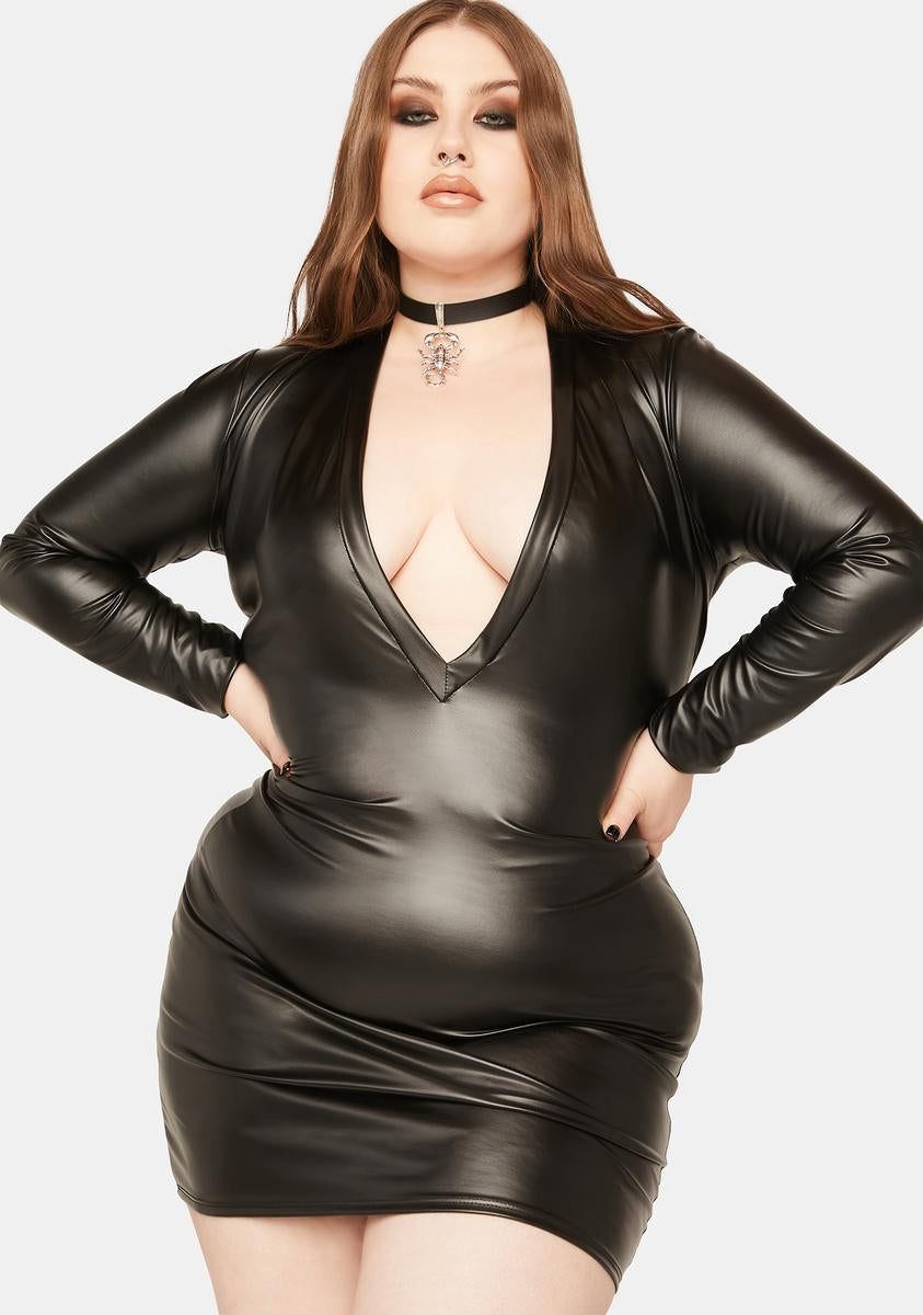 Plus Makeout Booth Bodycon Dress sold by Dolls Kill