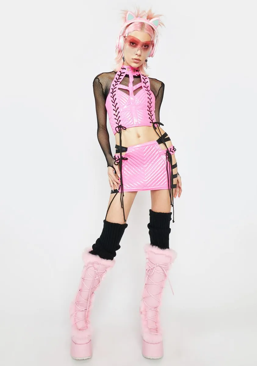 Candy Rude Awakening Mini Skirt sold by Dolls Kill product image thumbnail 3