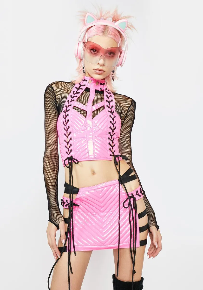 Candy Rude Awakening Mini Skirt sold by Dolls Kill product image thumbnail 2