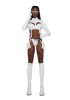 Sci Fi Babe Costume Set - White sold by Dolls Kill