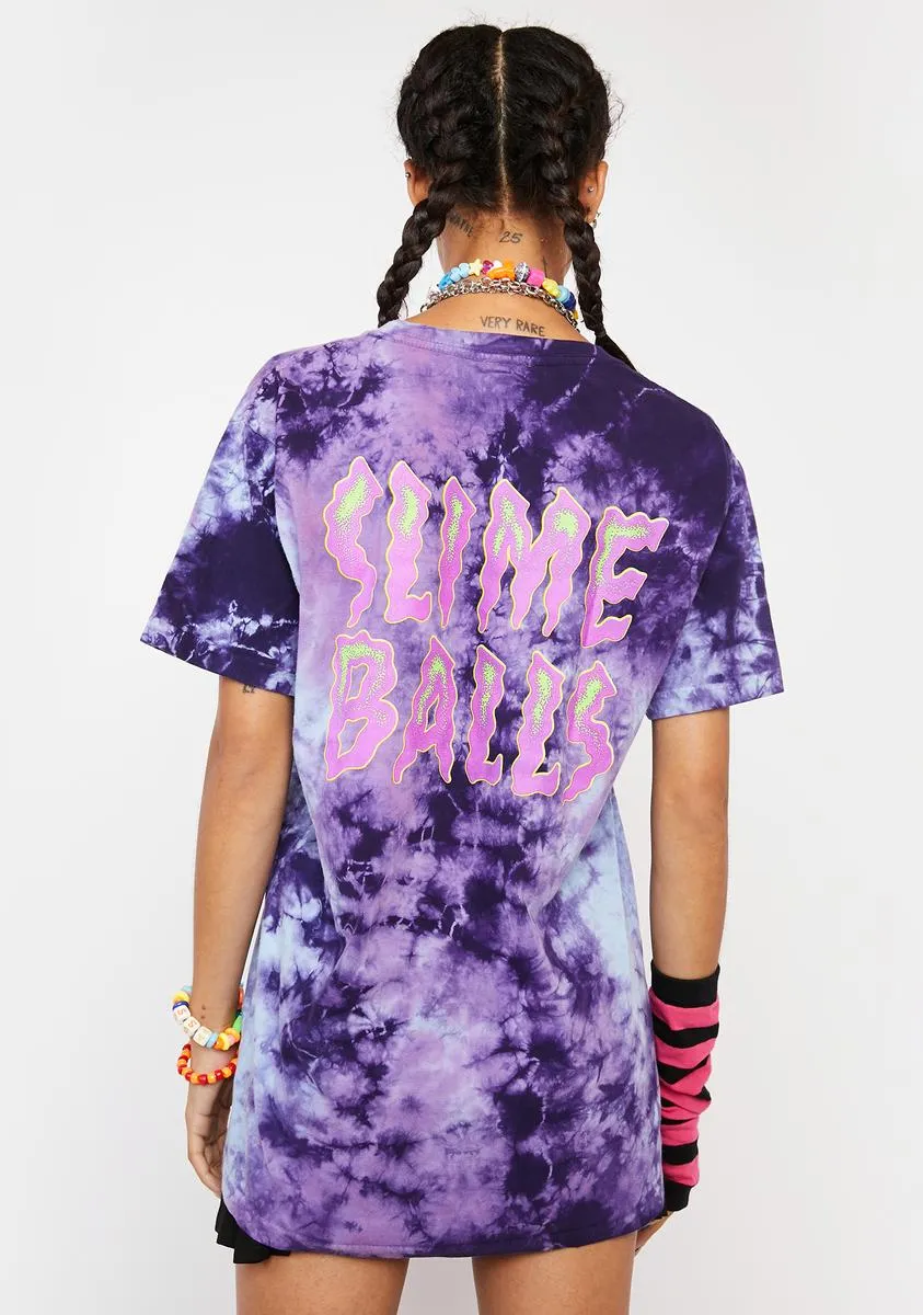 Fuzz Tie Dye Graphic Tee sold by Dolls Kill