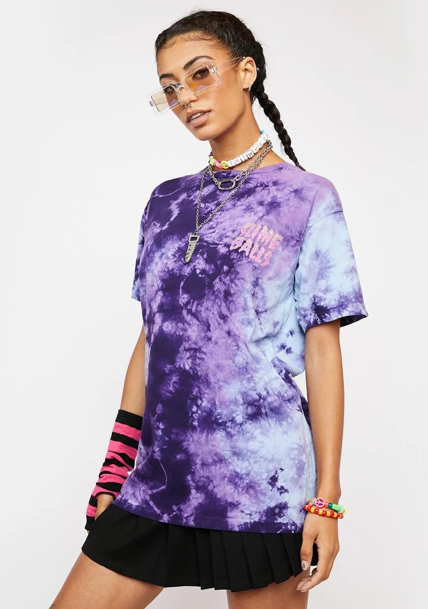 Fuzz Tie Dye Graphic Tee sold by Dolls Kill product image thumbnail 2