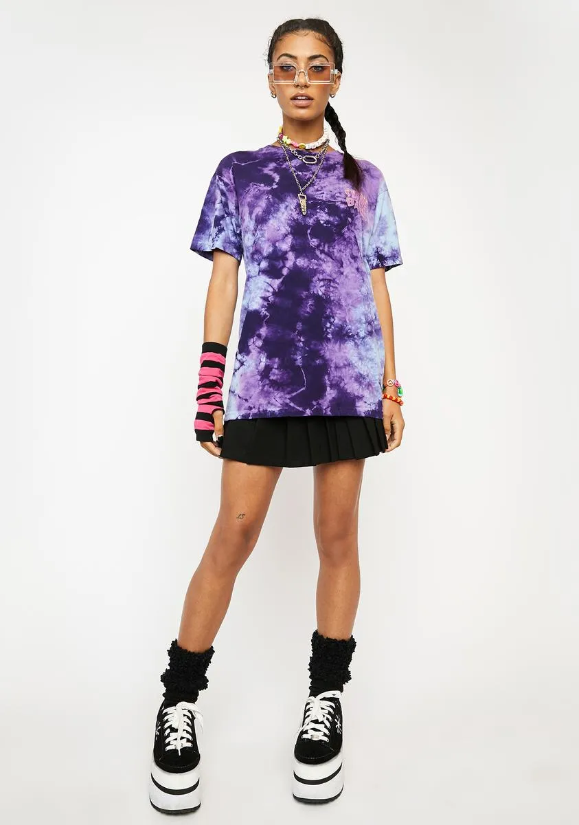 Fuzz Tie Dye Graphic Tee sold by Dolls Kill product image thumbnail 3