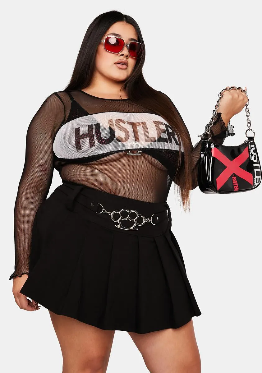 Plus Claim To Fame Fishnet Top sold by Dolls Kill product image thumbnail 2