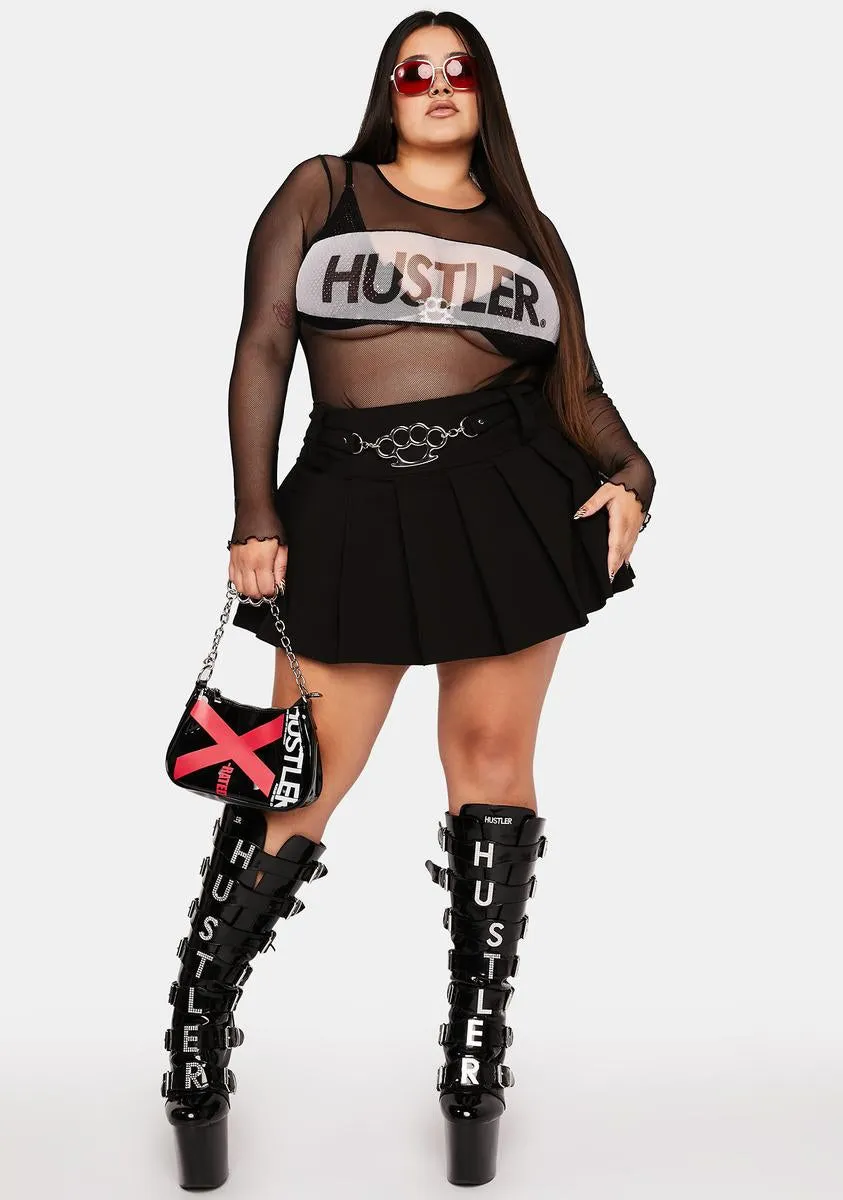 Plus Claim To Fame Fishnet Top sold by Dolls Kill product image thumbnail 3