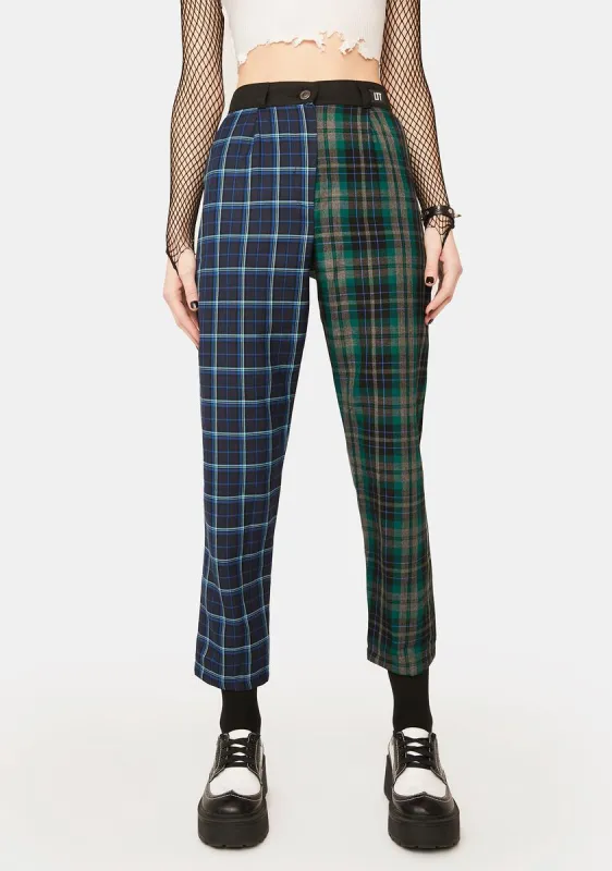Plaid Gwen Trousers sold by Dolls Kill