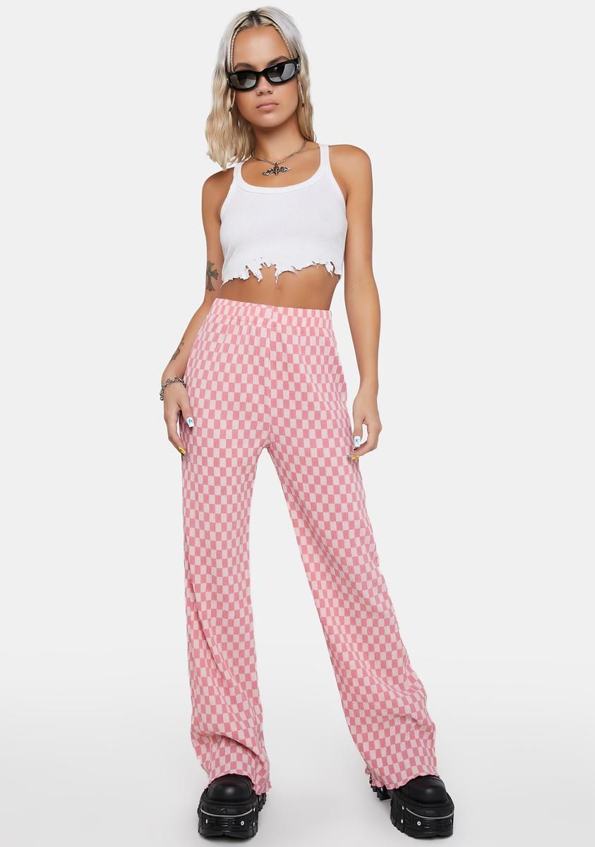 Such Hot Stuff Checkered Pants sold by Dolls Kill product image thumbnail 3