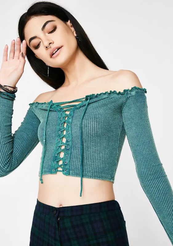Not In Sight Crop Top sold by Dolls Kill