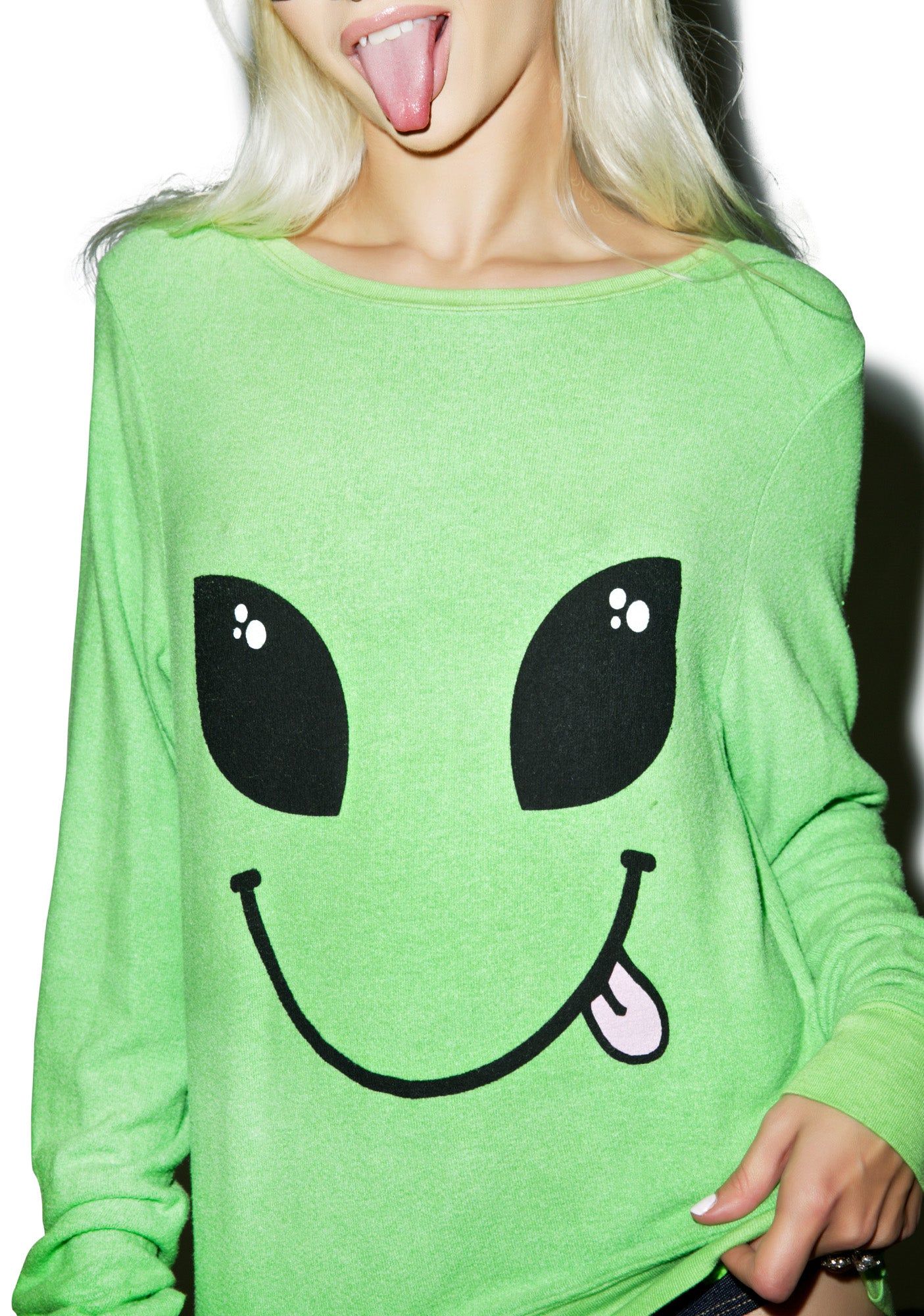 I Come In Peace Baggy Beach Jumper sold by Dolls Kill product image thumbnail 2