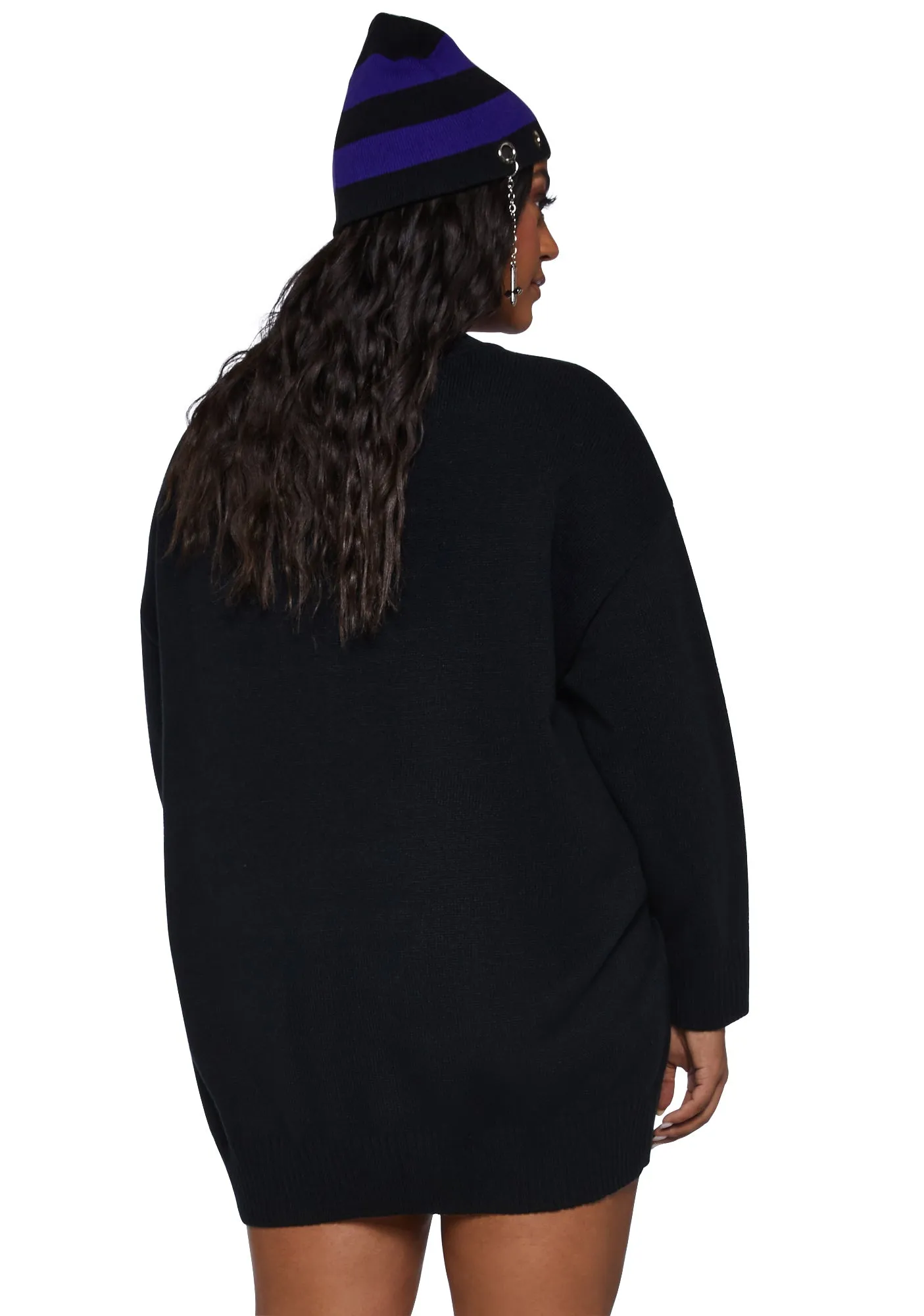 Plus Sinister Stray Oversized Sweater sold by Dolls Kill product image thumbnail 4