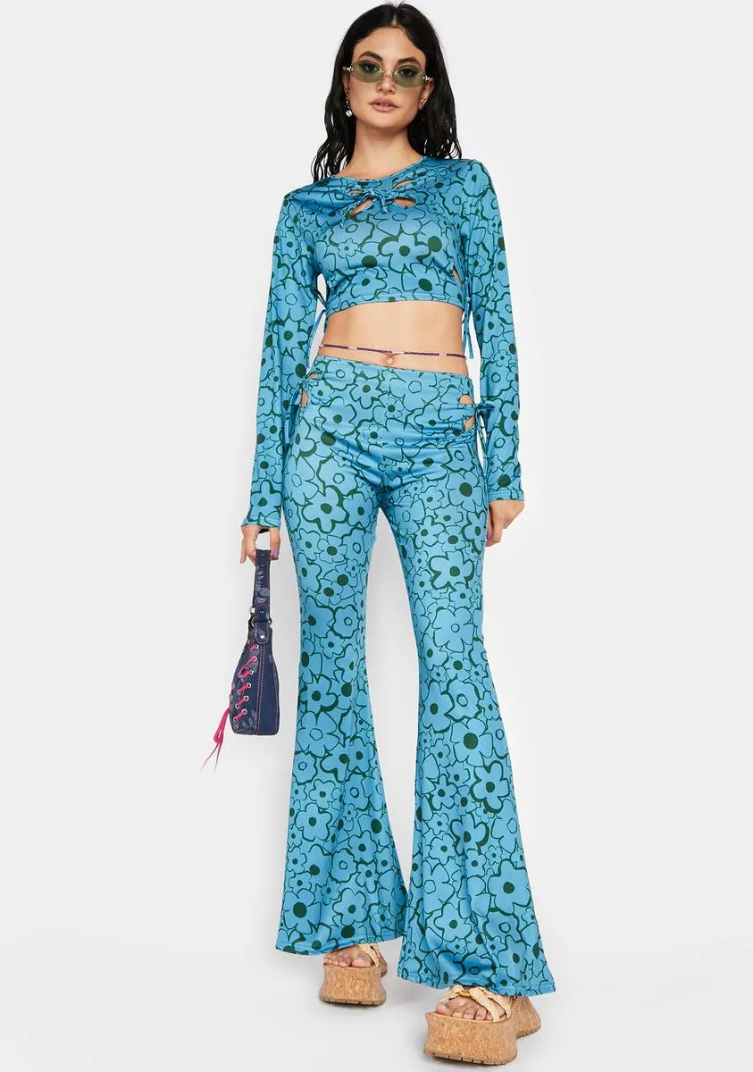 Floral Crop Top sold by Dolls Kill product image thumbnail 3