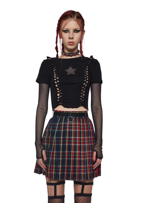 Punk Appetites Long Sleeve Top sold by Dolls Kill