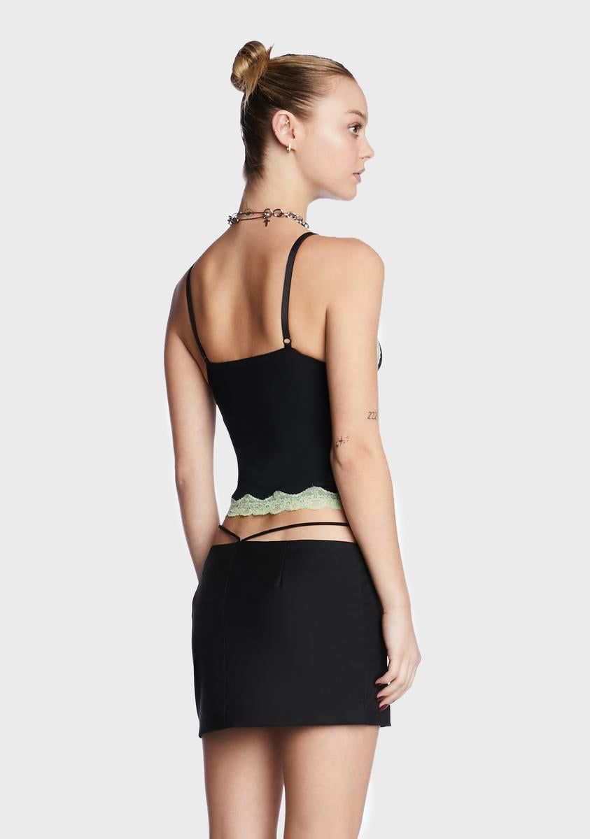 Licorice Dos Fitted Cami Top sold by Dolls Kill product image thumbnail 4