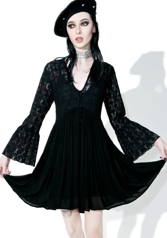 Dark Tower Lace Dress sold by Dolls Kill