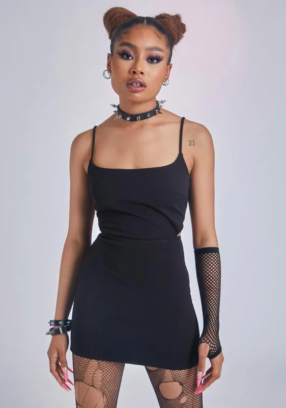 Dark Shadow Bloom Mini Dress sold by Dolls Kill