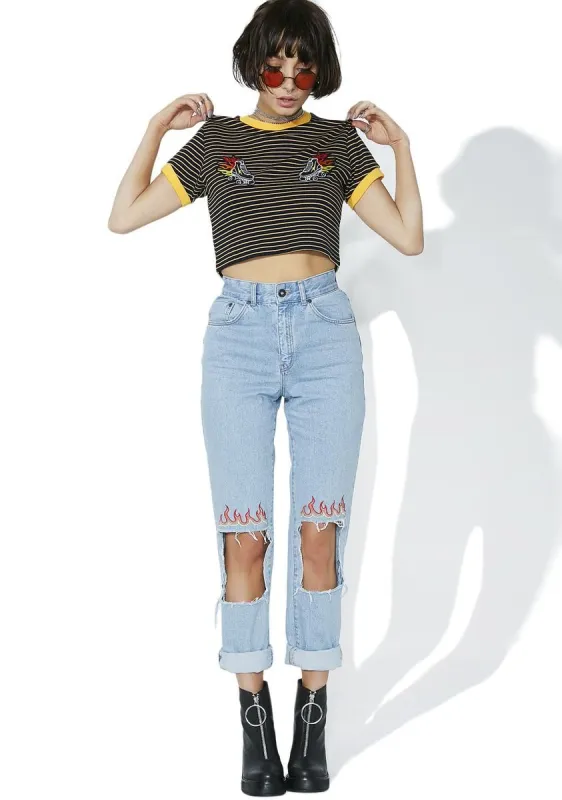 Blaze Jeans sold by Dolls Kill
