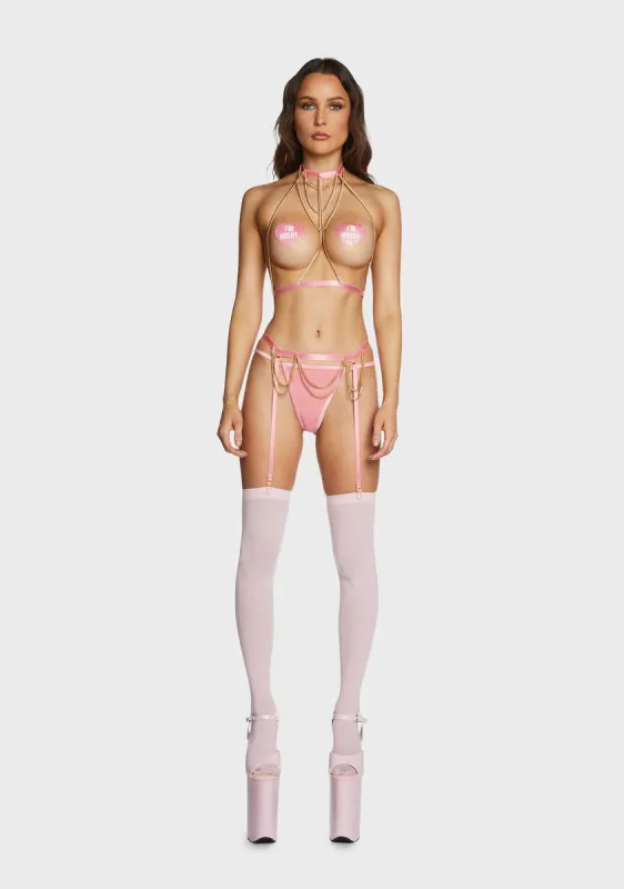 Sweet Chains Of Lust Lingerie Set sold by Dolls Kill