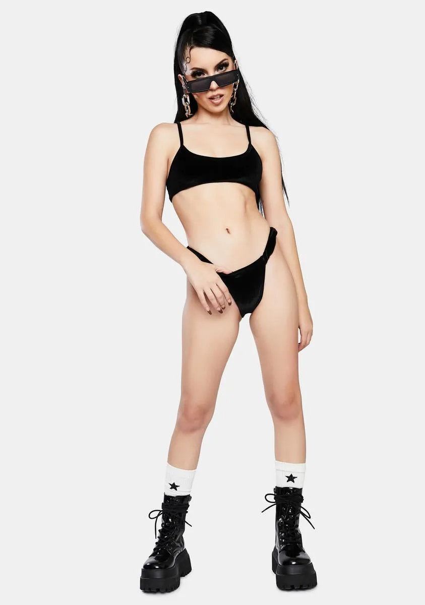 Reign Velour Thong sold by Dolls Kill product image thumbnail 3