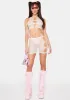 Love To Be Extra Mesh Skirt Set sold by Dolls Kill
