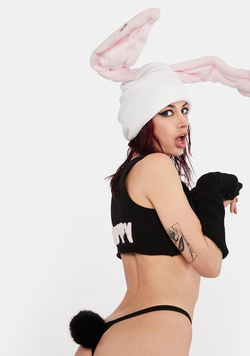 Black Rabbit Thong sold by Dolls Kill product image thumbnail 2