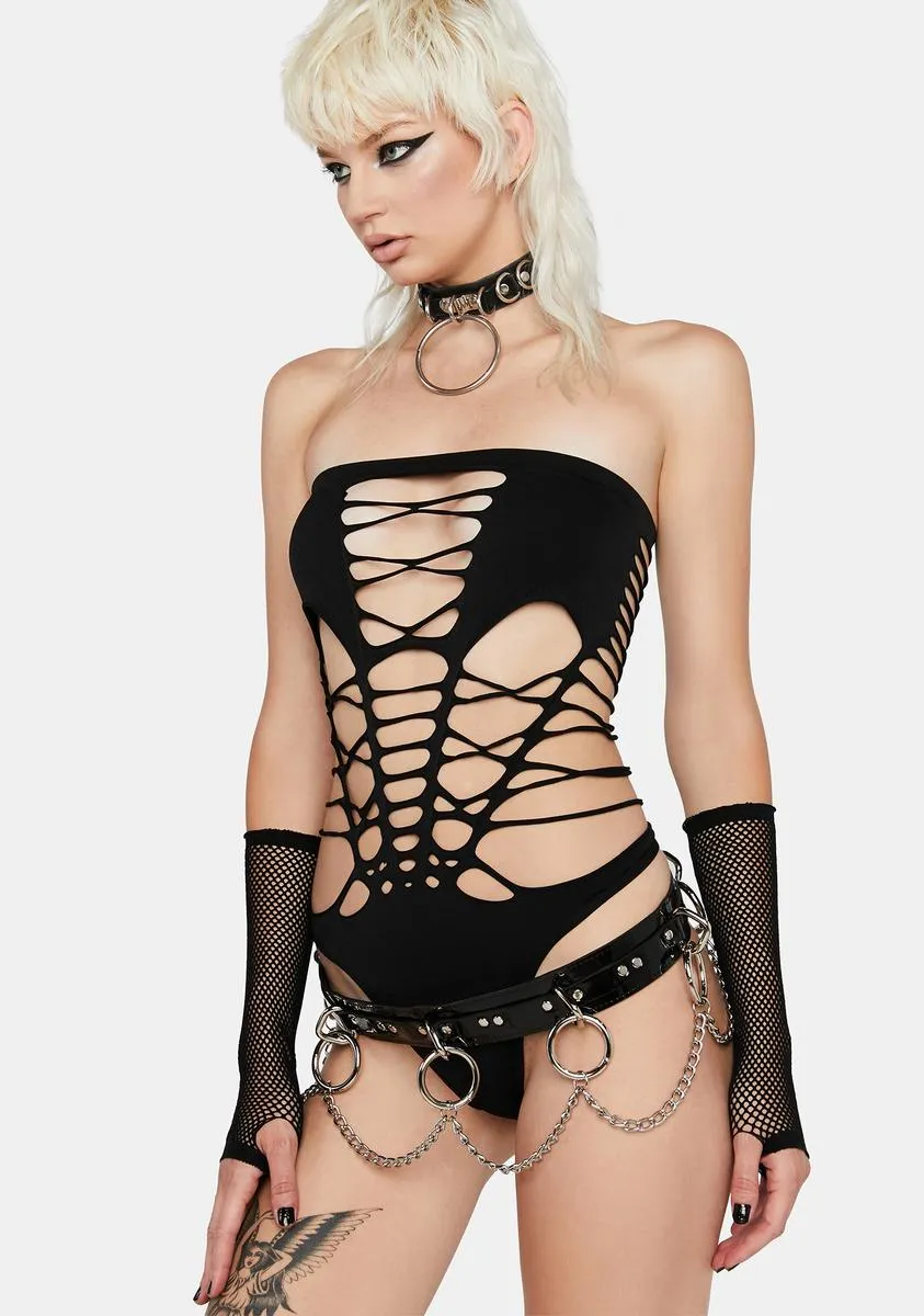 Bad Habits Seamless Bodysuit sold by Dolls Kill product image thumbnail 2