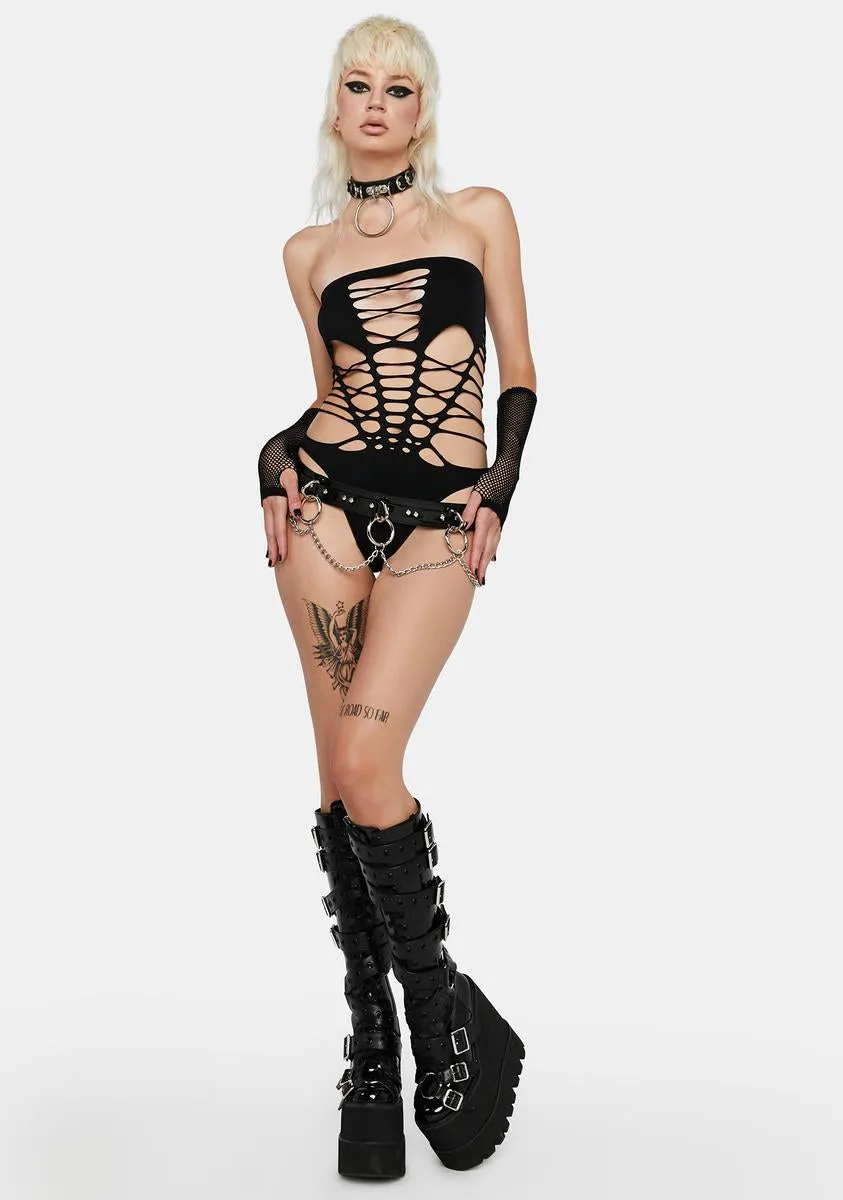 Bad Habits Seamless Bodysuit sold by Dolls Kill product image thumbnail 3