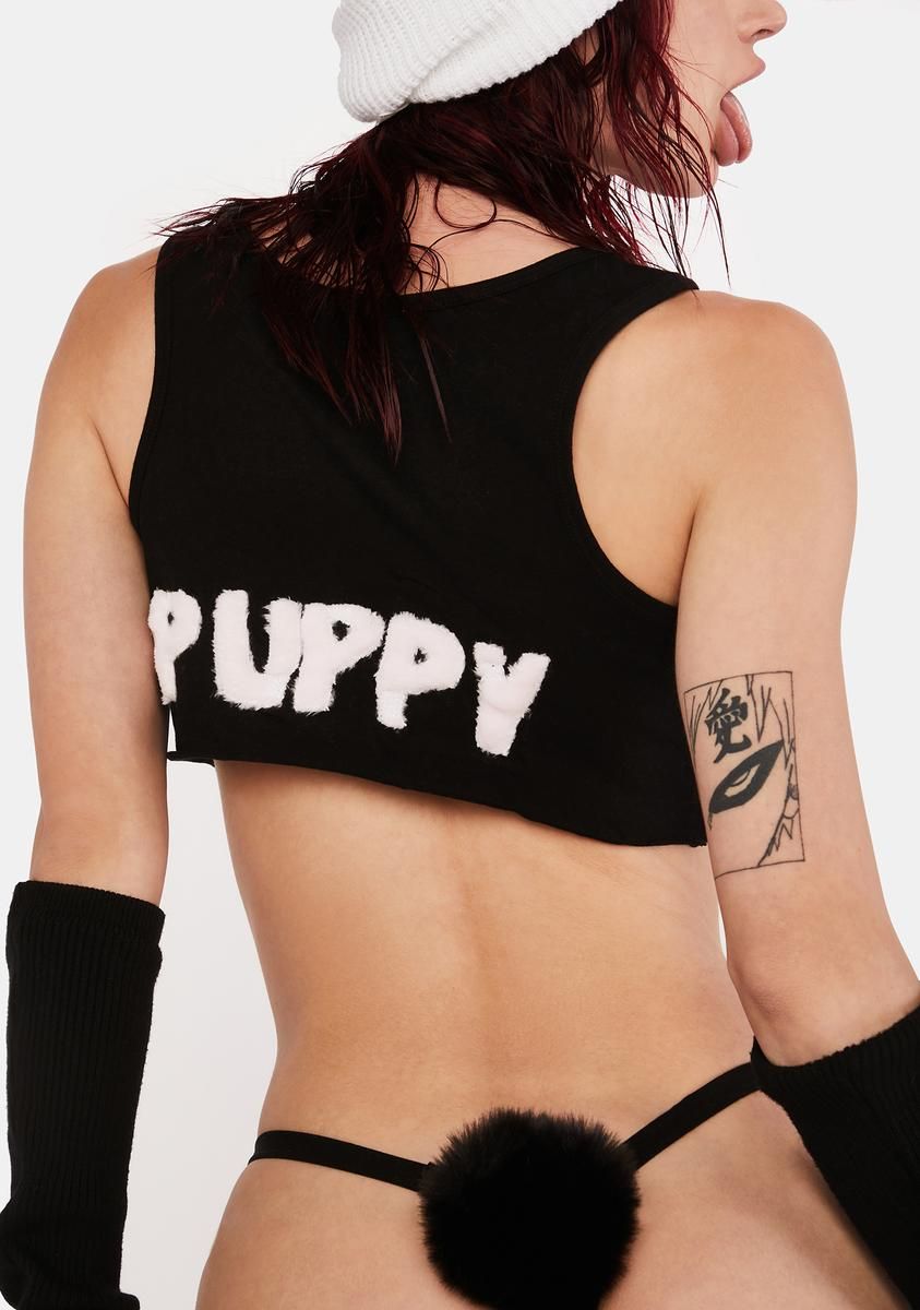 Black Rabbit Thong sold by Dolls Kill product image thumbnail 4