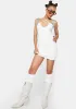 Bring The Drama Mini Dress sold by Dolls Kill