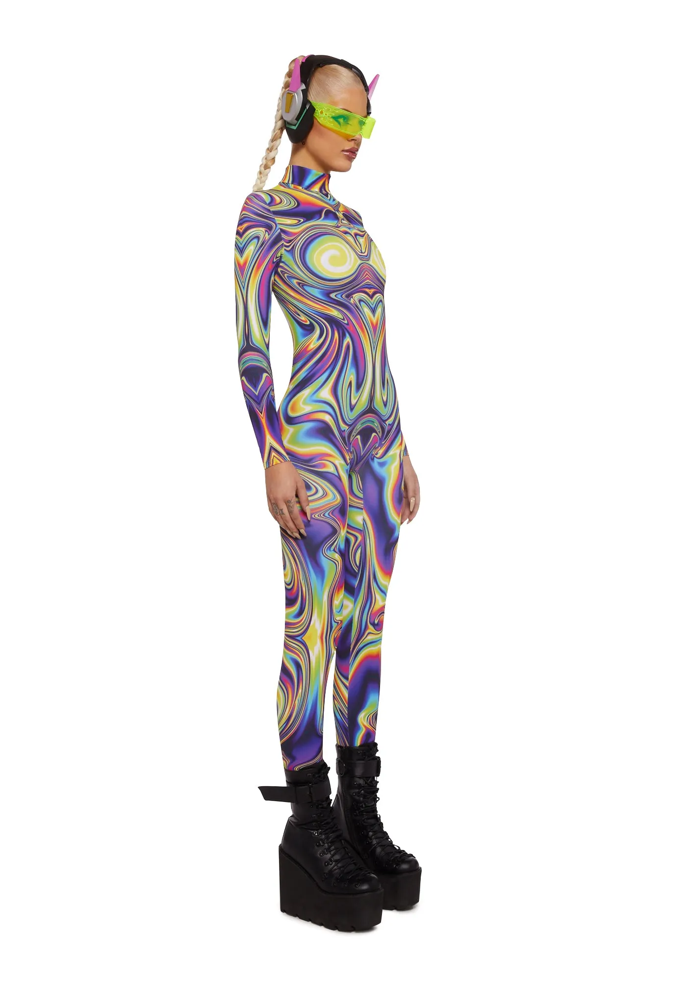 Jaded Liquid Jumpsuit sold by Dolls Kill product image thumbnail 3