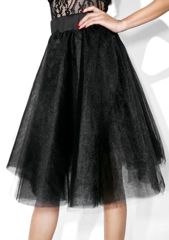 Dark Magick Tulle Skirt sold by Dolls Kill