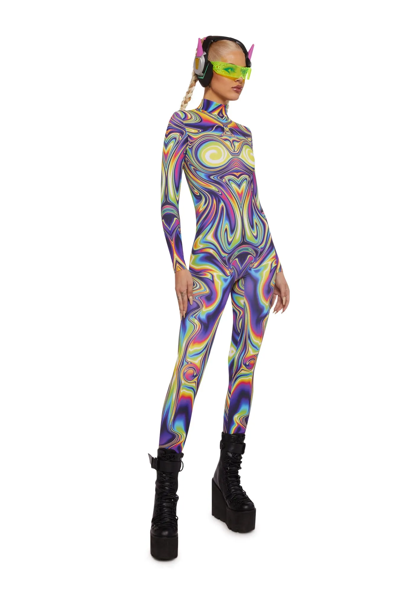 Jaded Liquid Jumpsuit sold by Dolls Kill product image thumbnail 5
