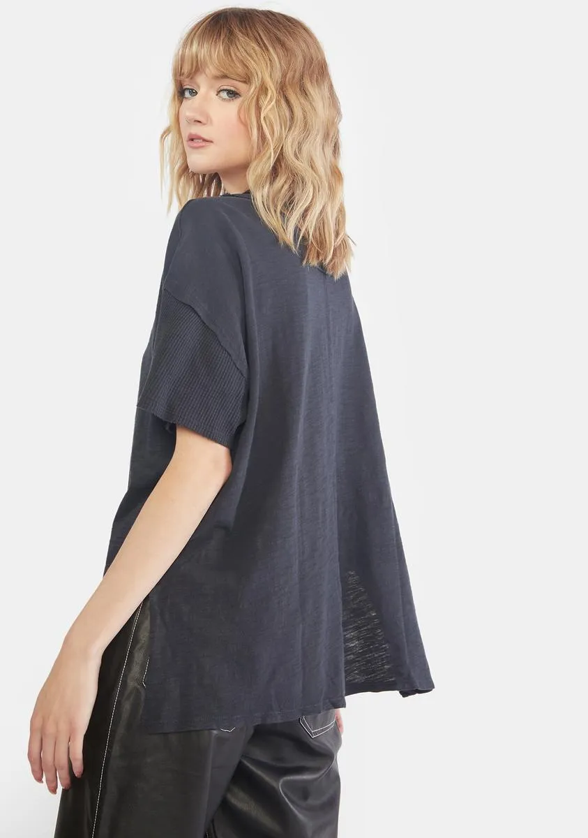 Black Peace It Up Tee sold by Dolls Kill product image thumbnail 4