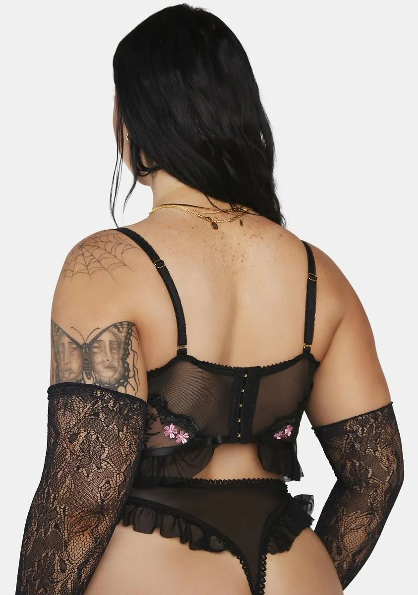 Plus Not So Shy Lingerie Set sold by Dolls Kill product image thumbnail 4