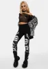 Skulls And Bones Leggings sold by Dolls Kill