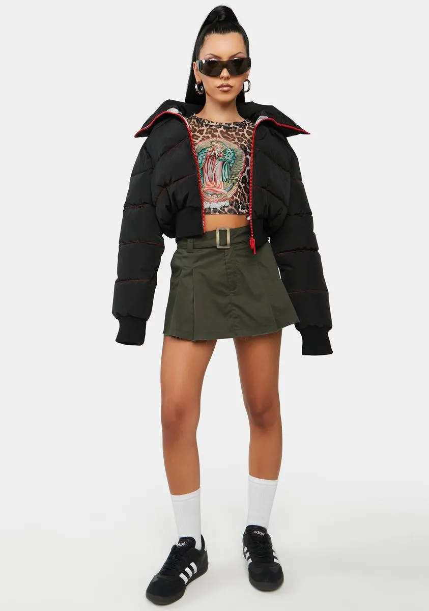 Radioactive Prep School Dropout Mini Skirt sold by Dolls Kill product image thumbnail 3