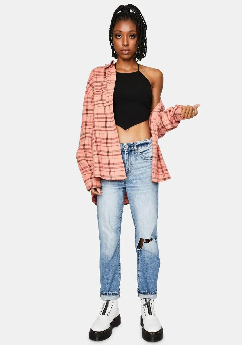 Black Open Back Halter Crop Top sold by Dolls Kill product image thumbnail 3