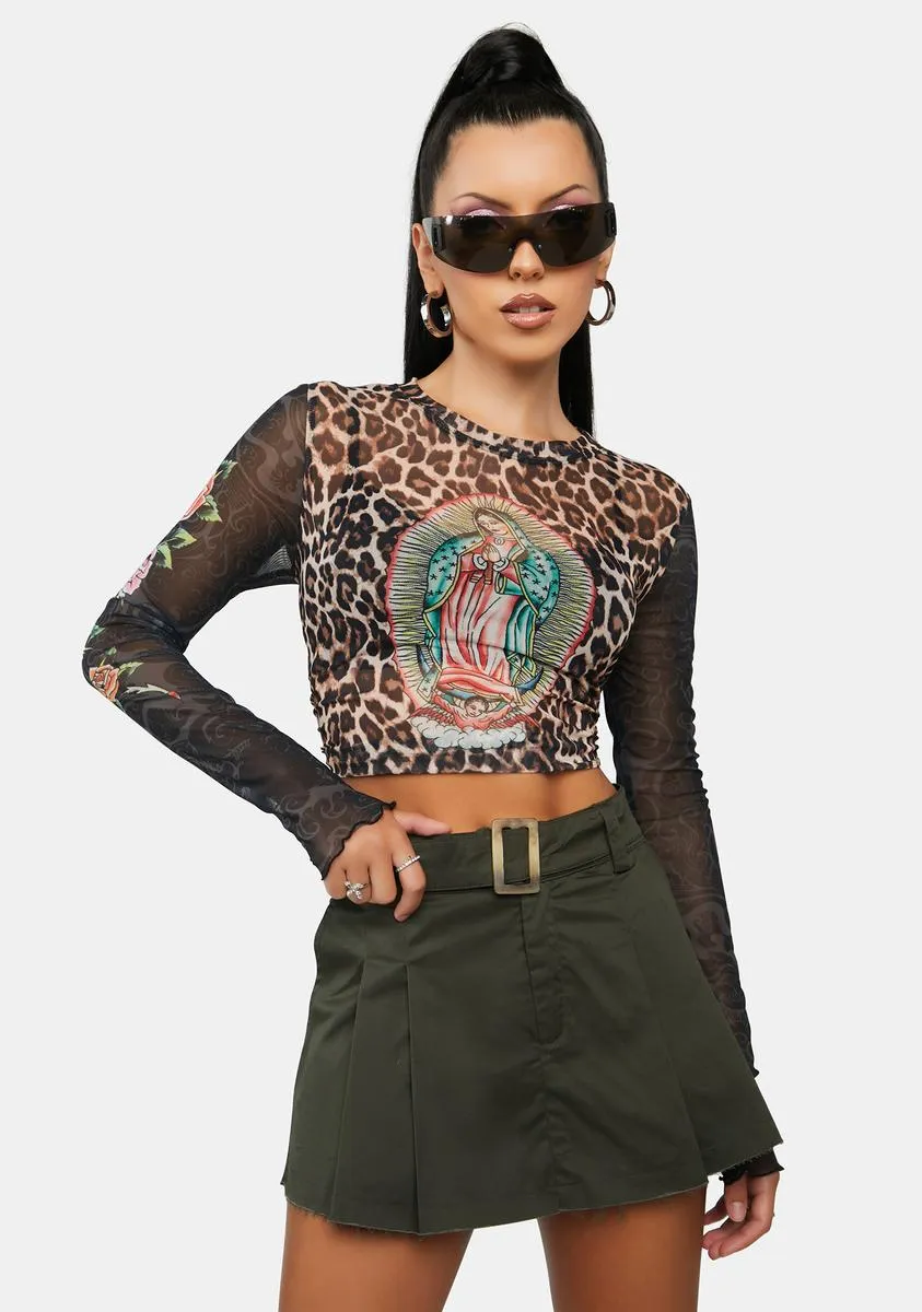 Radioactive Prep School Dropout Mini Skirt sold by Dolls Kill product image thumbnail 2