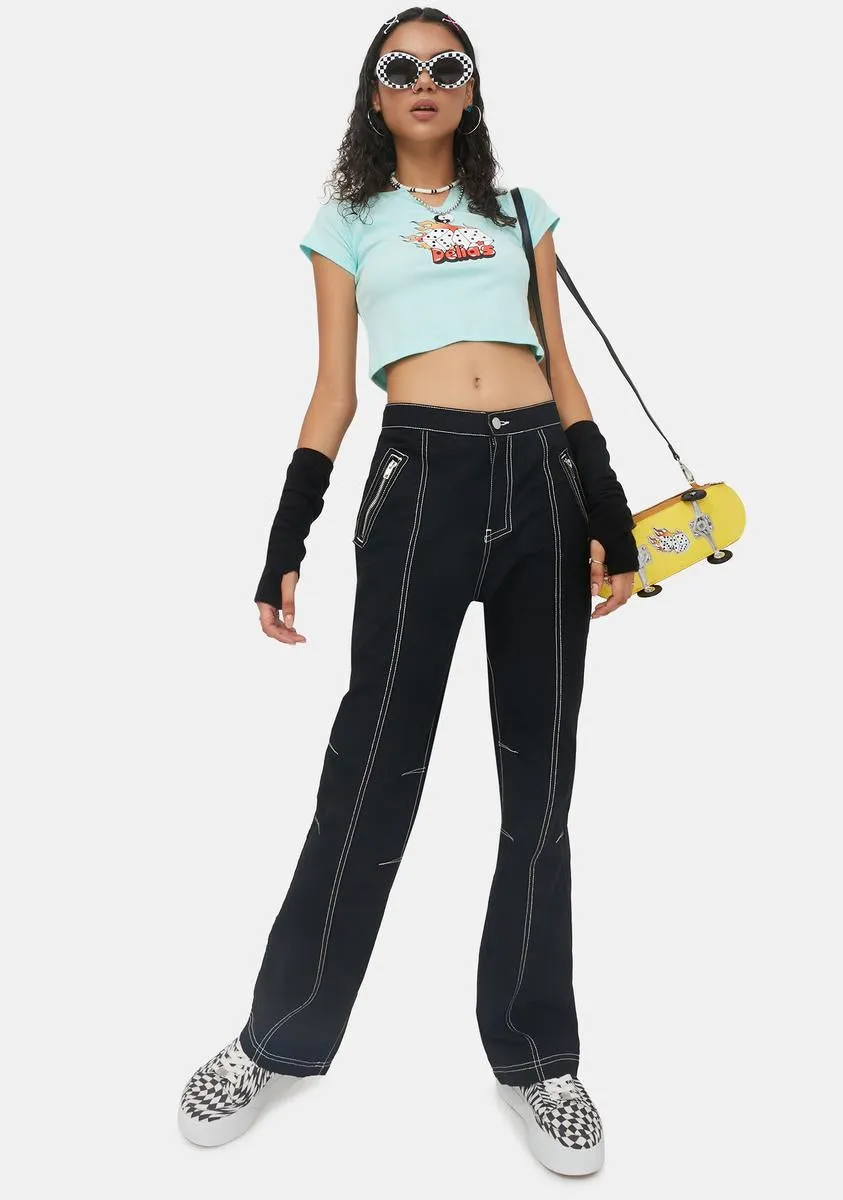 Skate Sesh Wide Leg Pants sold by Dolls Kill product image thumbnail 3