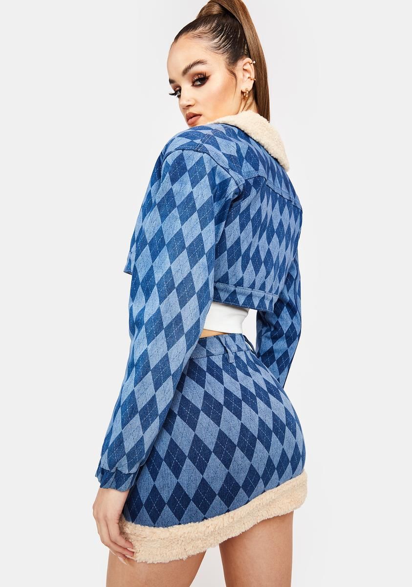 Classy Act Denim Crop Jacket sold by Dolls Kill product image thumbnail 4