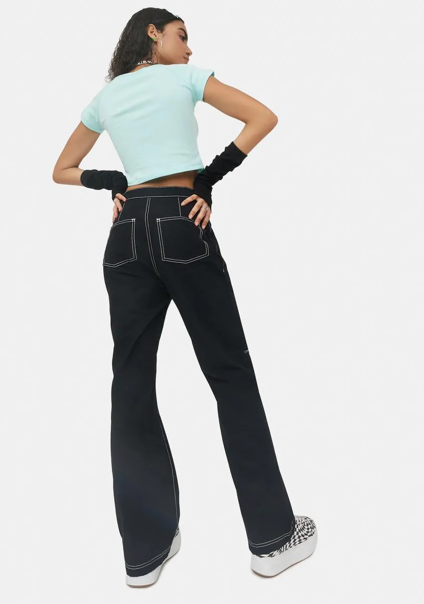 Skate Sesh Wide Leg Pants sold by Dolls Kill product image thumbnail 4