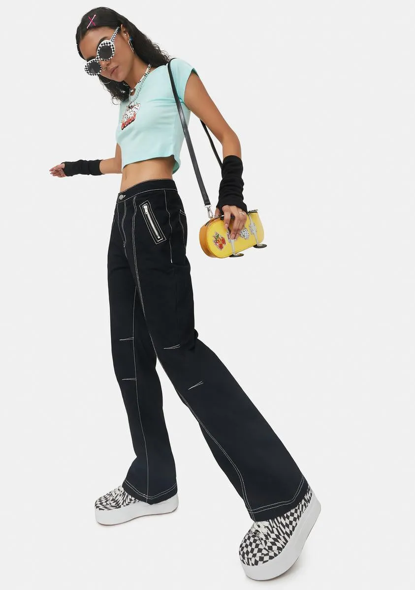 Skate Sesh Wide Leg Pants sold by Dolls Kill product image thumbnail 2