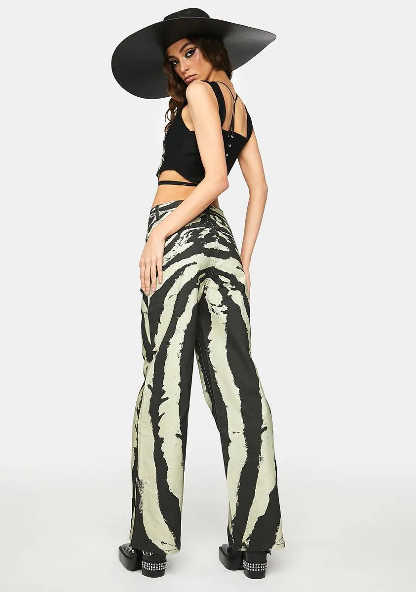 Bodhi Wide Leg Jeans sold by Dolls Kill product image thumbnail 5
