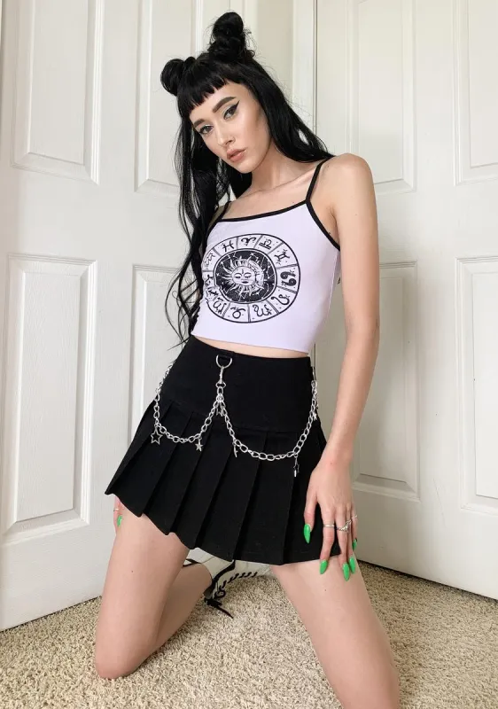 Wishful Thinking Pleated Skirt sold by Dolls Kill