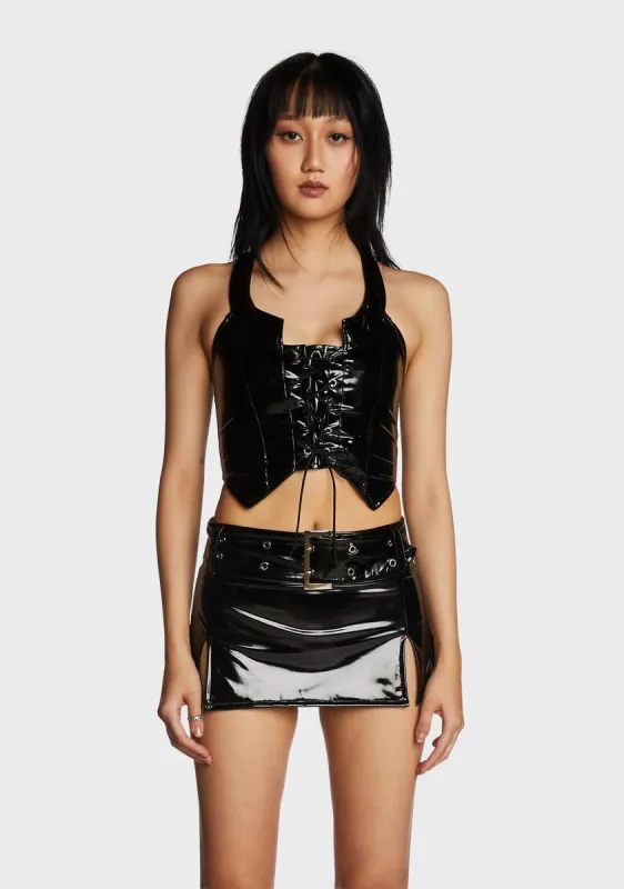Paris Cropped Corset sold by Dolls Kill