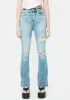 Go-Getter High Rise Flare Jeans sold by Dolls Kill