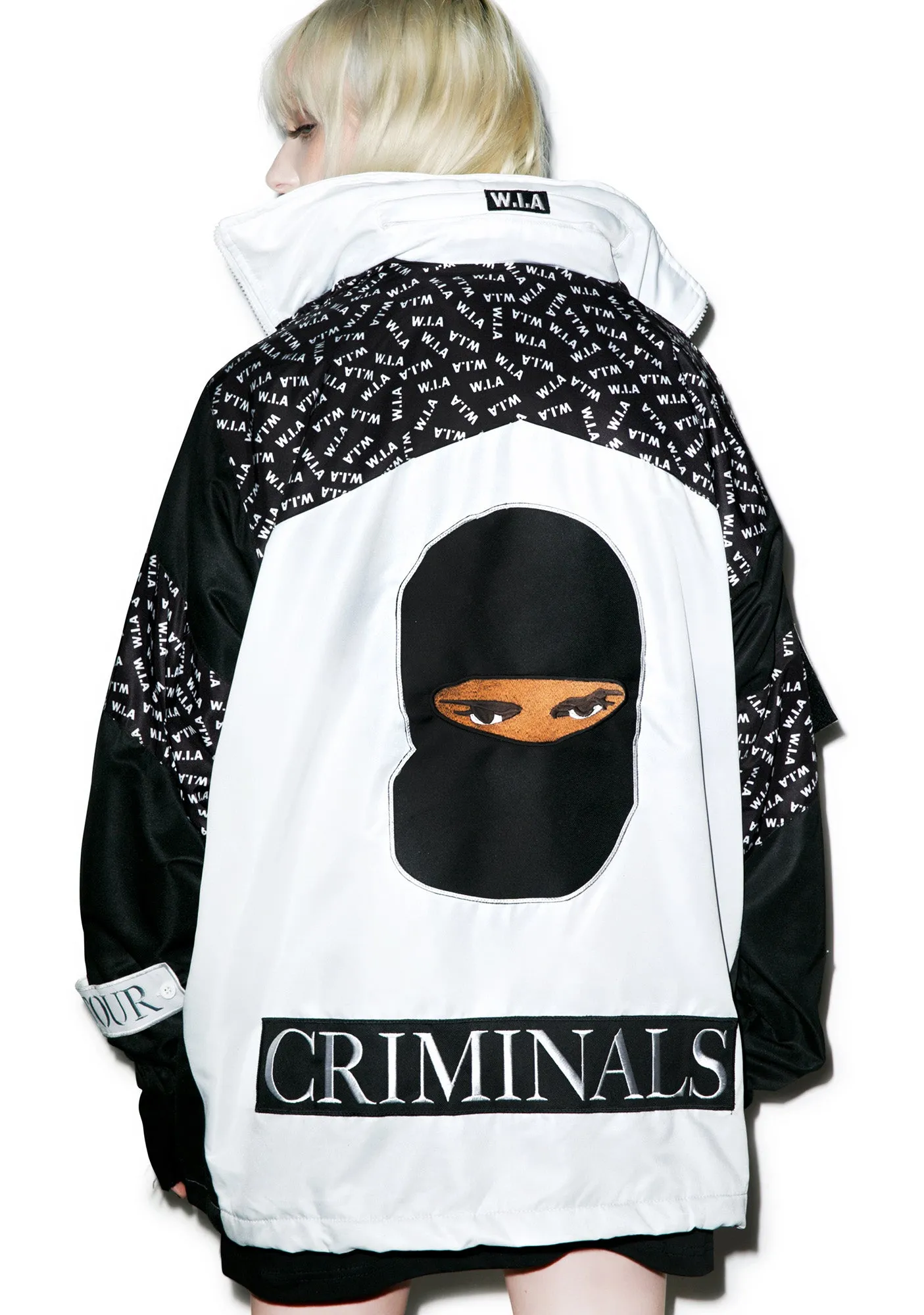 Criminals White Jacket sold by Dolls Kill product image thumbnail 3